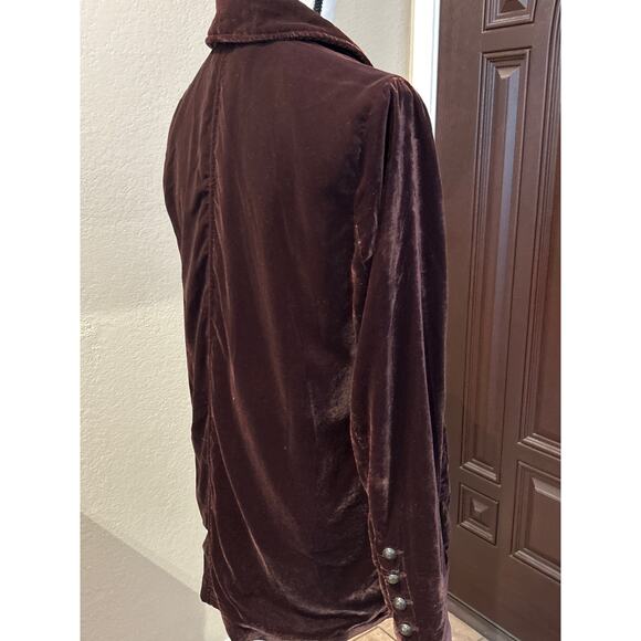 Free People Velvet 'Yesterday's Muse' Blazer - Picture 4 of 11